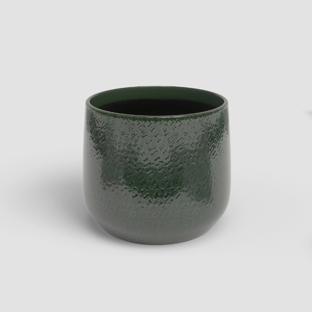 Image de CACHE-POT OLYMPUS 23 EM VERT ÉMERAUDE