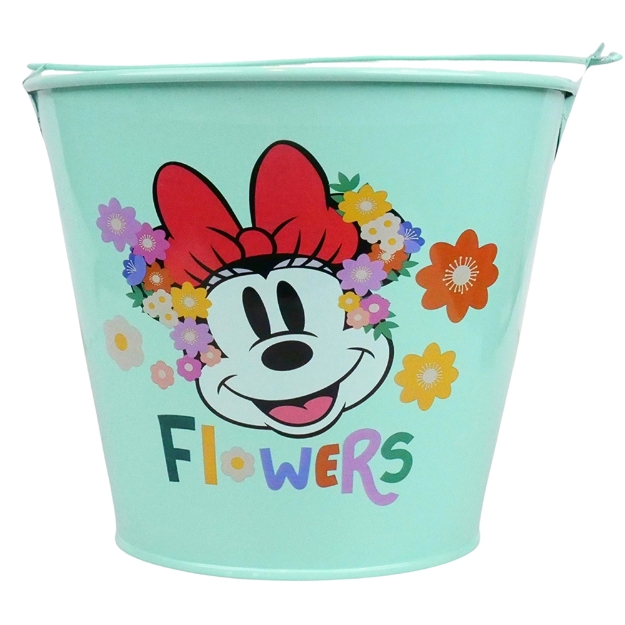 Image de Seau Minnie dessin 2 turquoise - Disney