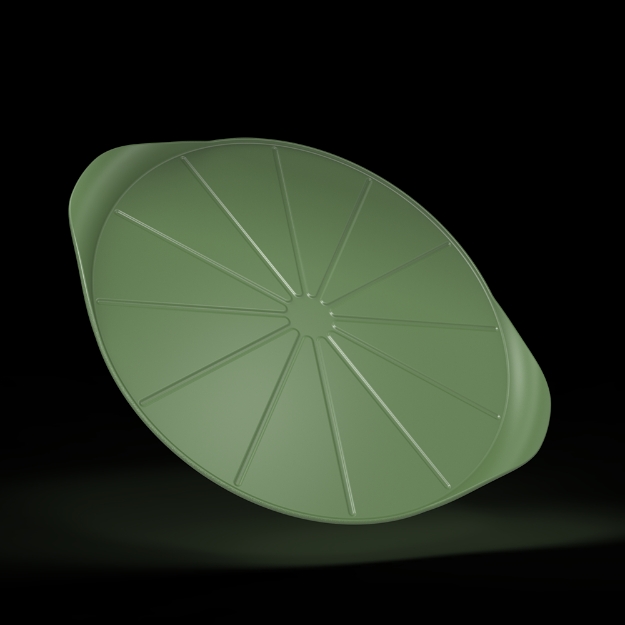 Image de Le formidable plat a pizza avec couteau fougere - Cookut