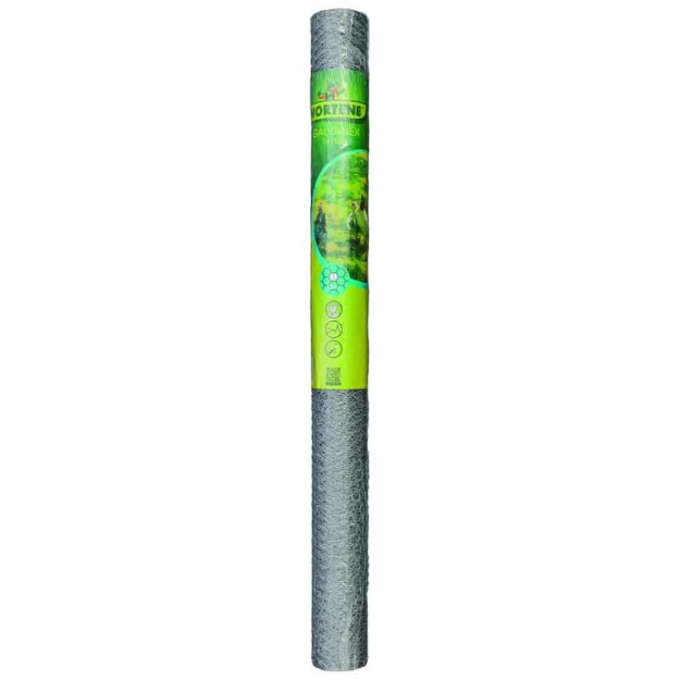 Image de GALVANEX  Grillage métal galva triple tors1,3cm 1x25m