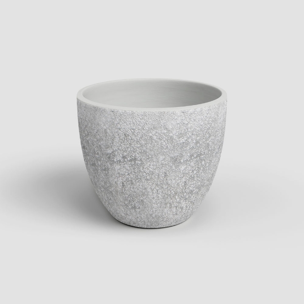 Image de CACHE-POT HÉSTIA 20CM GRIS CLAIR