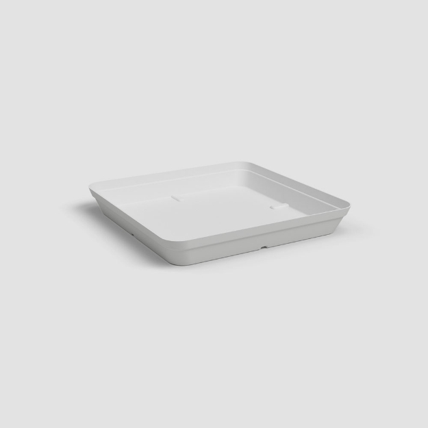 Image de SOUCOUPE CAPRI CARRÉE 40CM BLANC