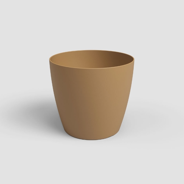 Image de POT SAN REMO MATE 25CM MOUTARDE
