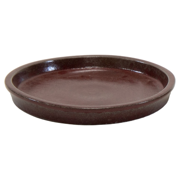Image de Soucoupe Noble Saucer Oxblood D30H4.3