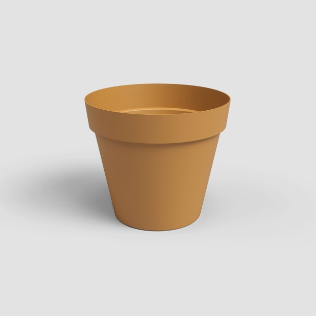 Image de POT CAPRI 20CM JAUNE MIEL
