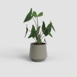 Image de CACHE-POT AURORA 14CM TAUPE