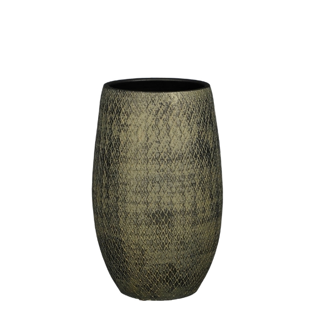 Image de Madeira pot ronde vert - h50xd30cm - Mica