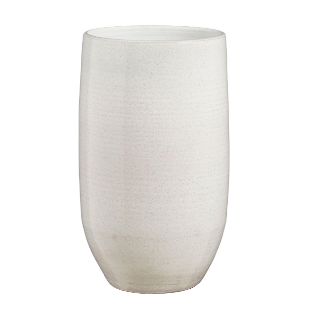 Image de Matteo pot ronde blanc - h50xd27cm - Mica
