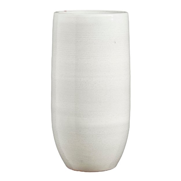 Image de Matteo pot ronde blanc - h70xd32cm - Mica