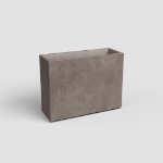Image de JARDINIÈRE SYDNEY HAUTE RE 80 MA TAUPE