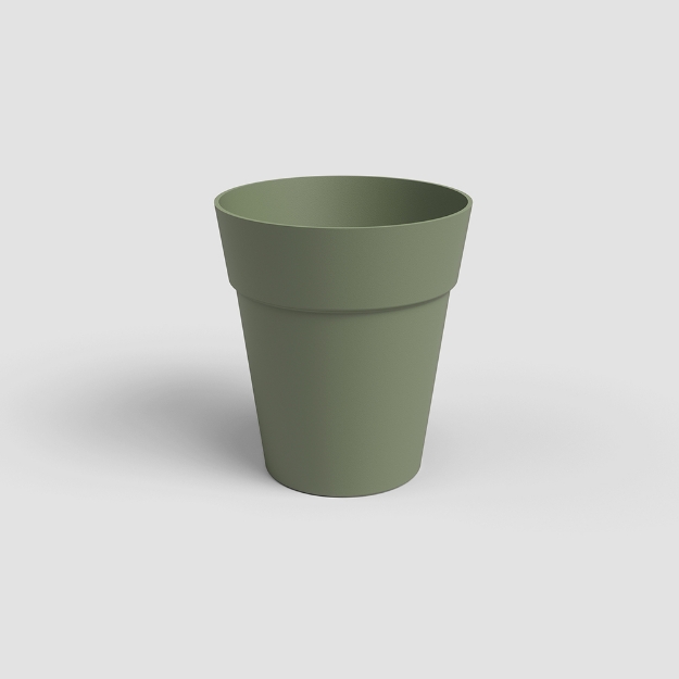 Image de POT CAPRI ORCHIDÉE 12,5 MA VERT CENDRÉ