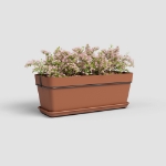 Image de JARDINIÈRE CAPRI BALCON KIT 50 MA TERRE CUITE