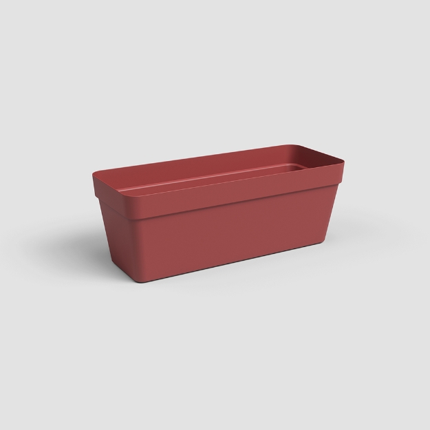 Image de JARDINIÈRE CAPRI RE 50 MA ROUGE FONCÉ