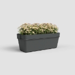 Image de JARDINIÈRE CAPRI BALCON RE KIT 50 MA ANTHRACITE