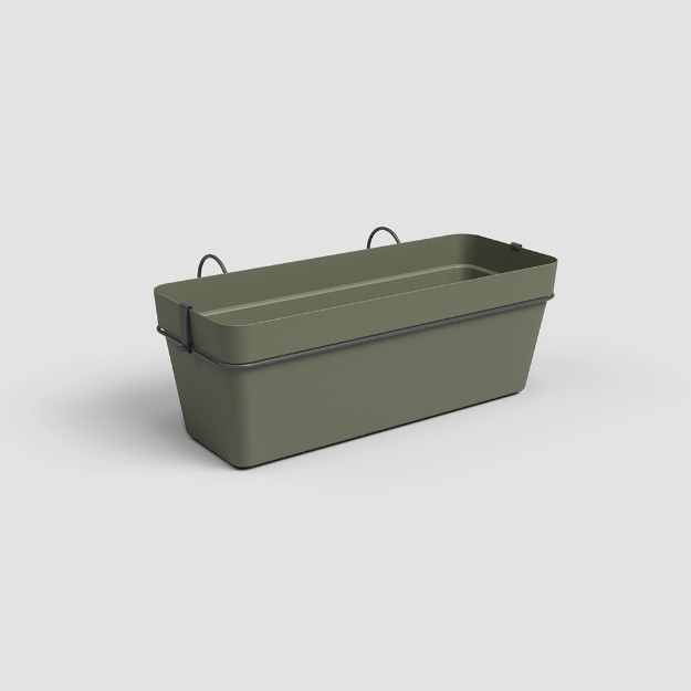 Image de JARDINIÈRE CAPRI BALCON RE KIT 50 MA VERT SEC