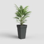Image de POT CAPRI CARRÉ HAUT 50 MA ANTHRACITE