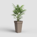 Image de POT CAPRI CARRÉ HAUT 50 MA TAUPE