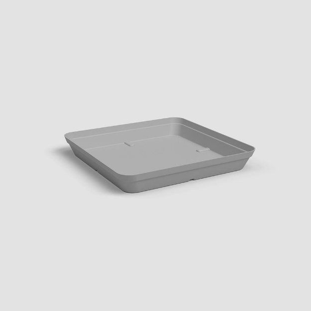 Image de SOUCOUPE CAPRI CARRÉE 40 MA GRIS CLAIR