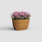 Image de JARDINIÈRE CAPRI CAMPANA BALCON 40 MA JAUNE MIEL