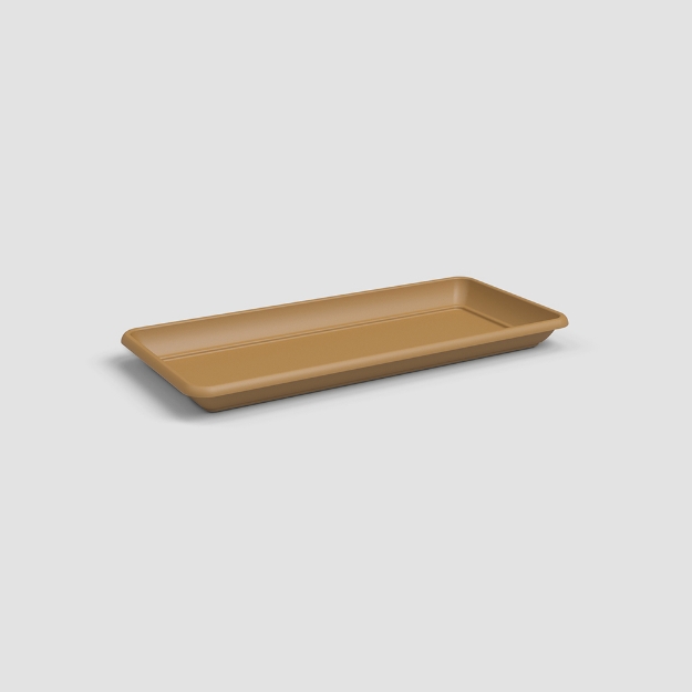 Image de SOUCOUPE VENEZIA RECTANGULAIRE 50 MA JAUNE MIEL