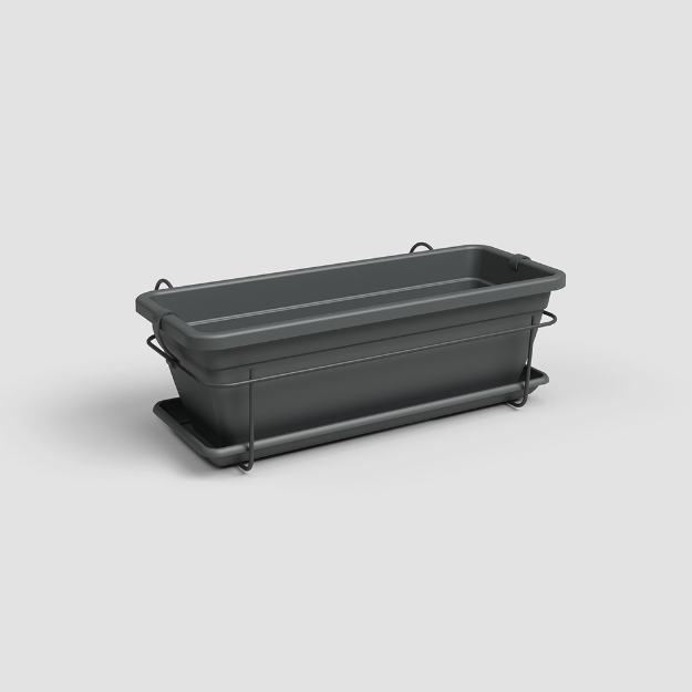Image de JARDINIÈRE VENEZIA BALCON KIT 40 MA ANTHRACITE