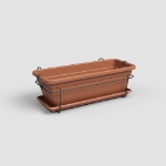 Image de JARDINIÈRE VENEZIA BALCON KIT 50 MA TERRE CUITE