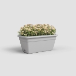 Image de JARDINIÈRE VENEZIA RE 50 MA GRIS CLAIR