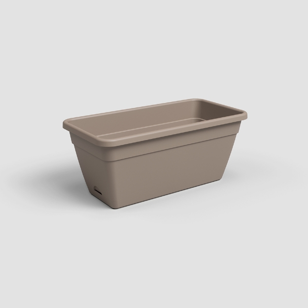 Image de JARDINIÈRE VENEZIA RE 60 MA TAUPE