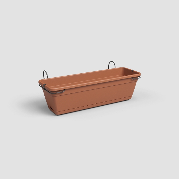 Image de JARDINIÈRE VENEZIA BALCON RE KIT 30 MA TERRE CUITE