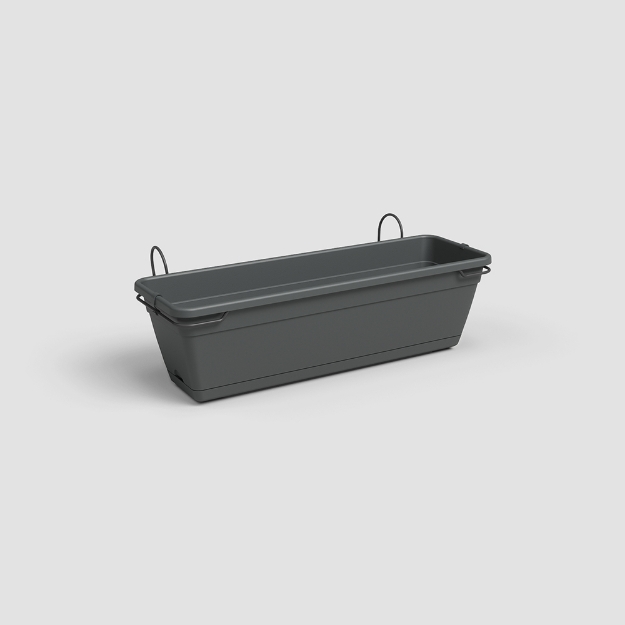 Image de JARDINIÈRE VENEZIA BALCON RE KIT 40 MA ANTHRACITE