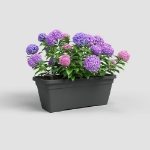 Image de JARDINIÈRE VENEZIA L SWS 80 MA ANTHRACITE