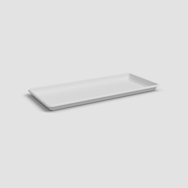 Image de SOUCOUPE VENEZIA RECTANGULAIRE XL 60 MA BLANC