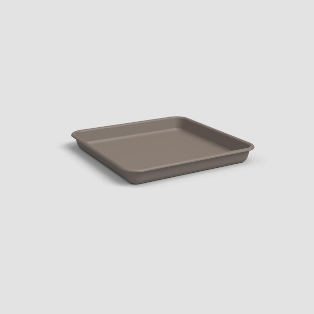 Image de SOUCOUPE VENEZIA CARRÉE 45 MA TAUPE