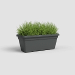 Image de JARDINIÈRE VENEZIA L 60CM ANTHRACITE