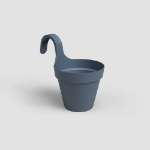 Image de POT CAPRI BALCON INDIVIDUEL 20CM BLEU ARDOISE