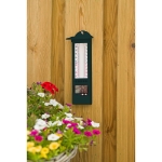 Image de Thermomètre MIN-MAX mural d'extérieur vert incl. Affichage digital