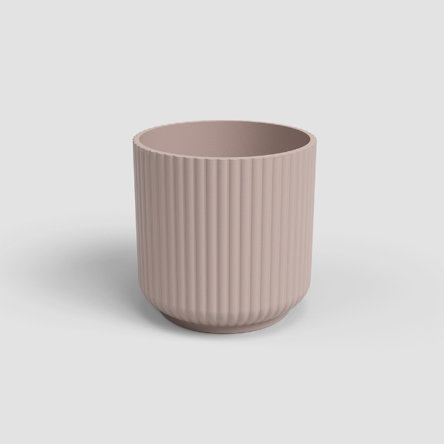 Image de CACHE-POT LUNA 12 MA ROSE CLAIR