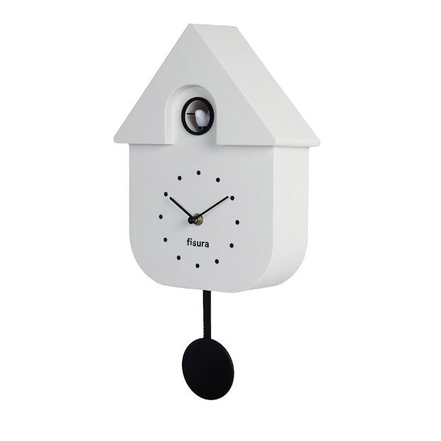 Image de Horloge coucou Blanc - Fisura