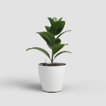 Image de POT SAN REMO MATE 30CM AUTO-ARROSAGE BLANC