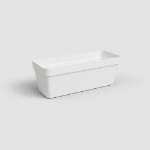 Image de JARDINIÈRE CAPRI RÉS. EAU 50CM V2 BLANC