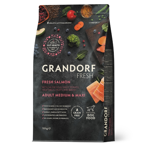 Image de Fresh Salmon Adult Medium & Maxi Breeds 10 Kg