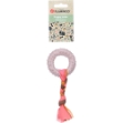 Image de JOUET CHIOT TPR BUNTY ANNEAU TAUPE 17x7,3x2,1CM