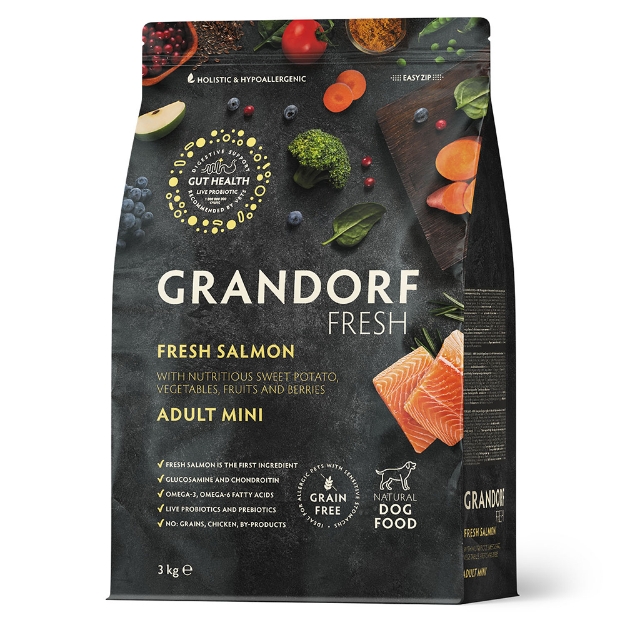 Image de Fresh Salmon Adult Mini Breeds 3 Kg