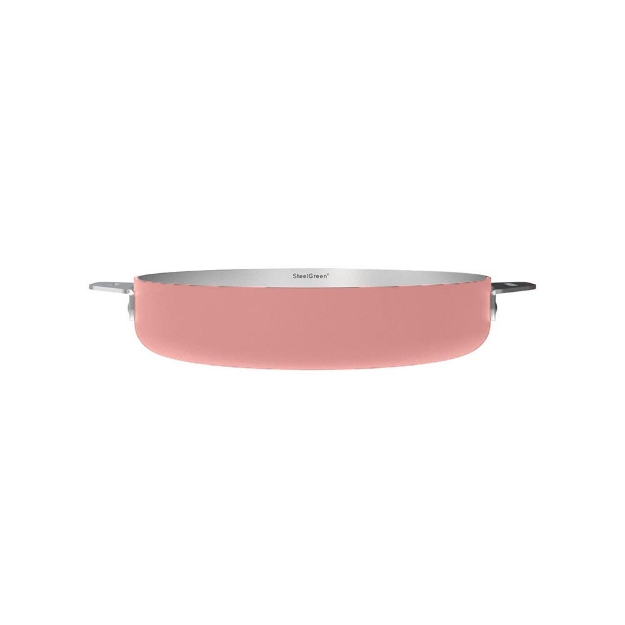 Image de La merveilleuse poele inox 24cm guimauve - Cookut.