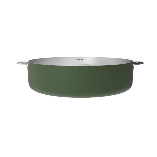 Image de La merveilleuse sauteuse inox 28cm fougere - Cookut.