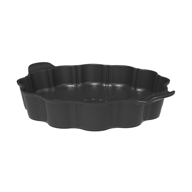Image de Le formidable plat a tarte avec couteau graphite - Cookut