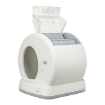 Image de Bac à litière auto-nettoyant, plastique, 51 × 56 × 54 cm, blanc