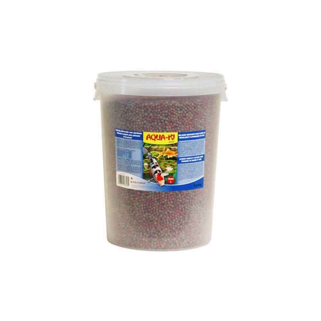 Image de Nourriture poisson étang 6mm Aqua-ki bleu 25L