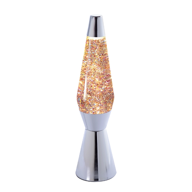 Image de Lampe à lave Paillettes roses - Fisura