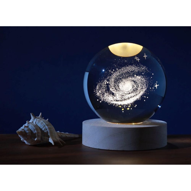 Image de Lampe Boule de cristal Galaxie S - itotal